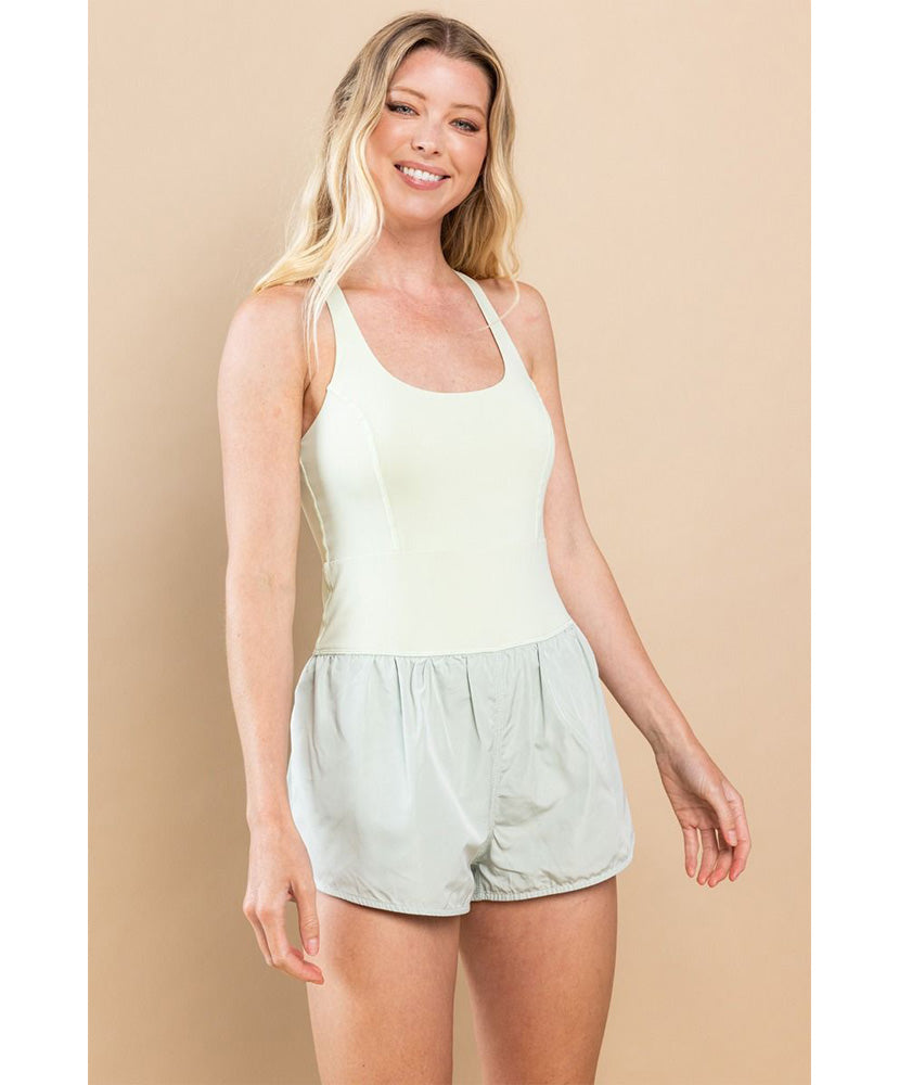 Running On Coffee Active Romper