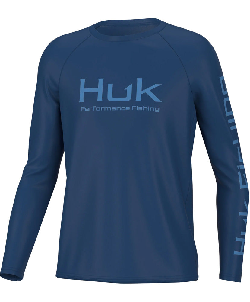 Huk - Kid's Pursuit Solid Performance Shirt LS