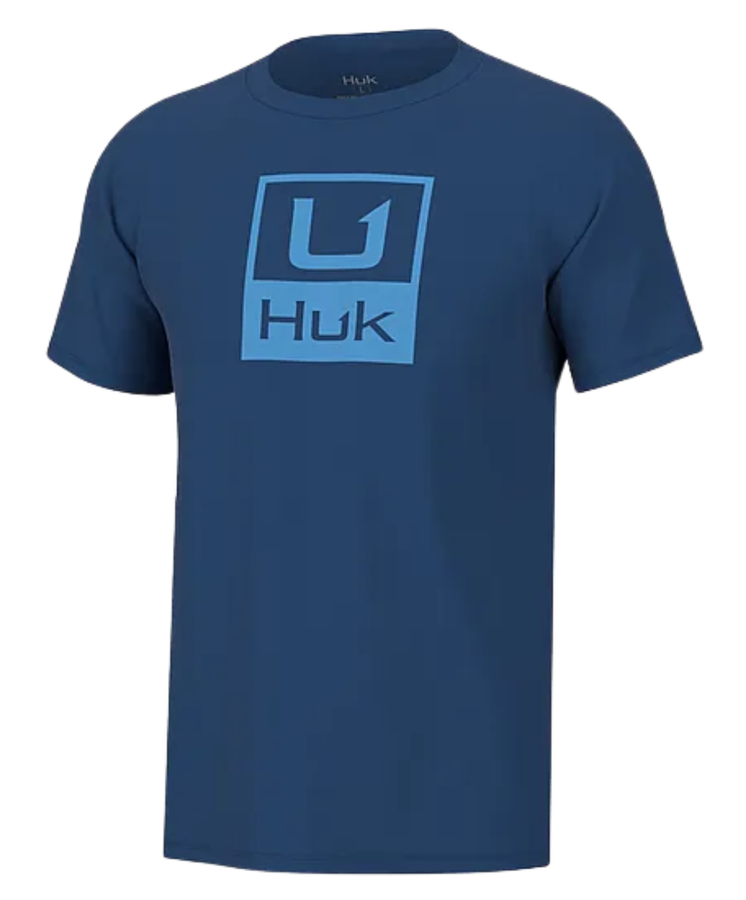 Huk - Stacked Logo Tee