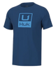 Huk - Stacked Logo Tee
