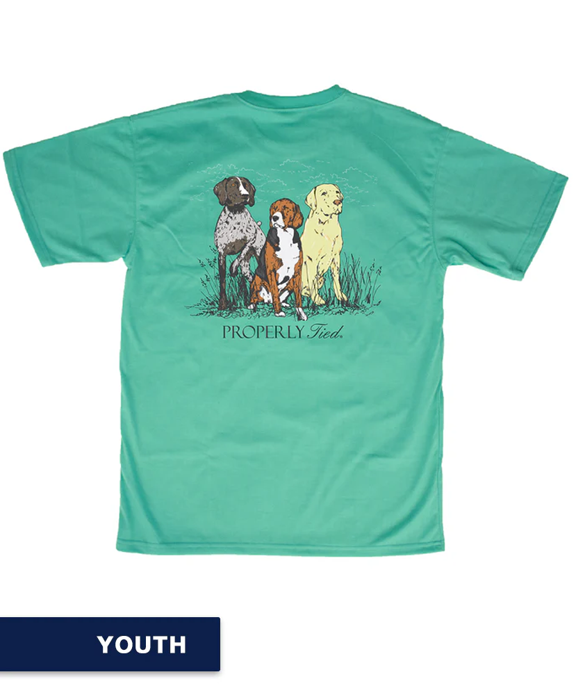 Properly Tied - Youth Triple Dog Tee