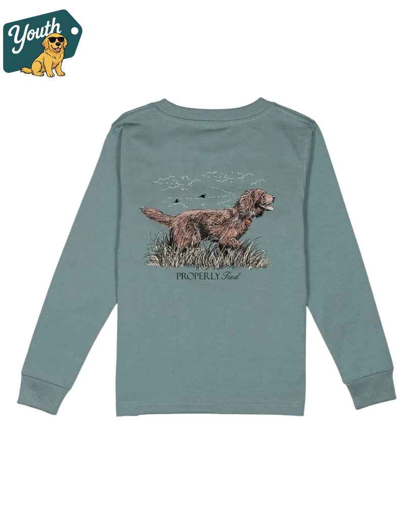Properly Tied - Youth Boykin Ls Tee