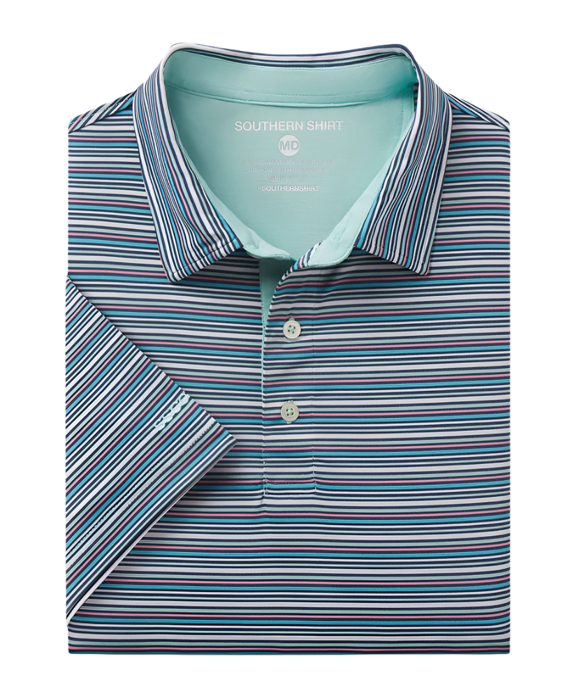 Southern Shirt Co - Sawgrass Stripe Polo