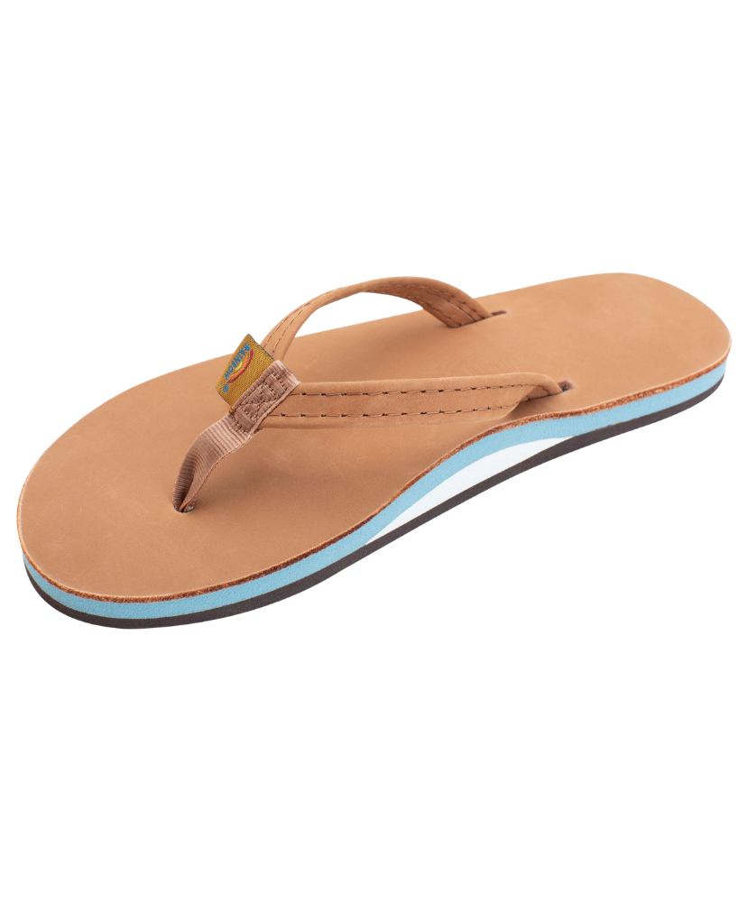 Women's Premium Leather Single Layer 1/2" Narrow Strap