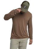 Green cap with a mallard duck design on a white background