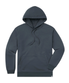 Blue hoodie on a white background
