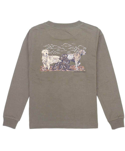 Properly Tied - Youth Hunting Dogs LS Tee