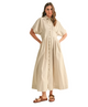 Adler Striped Buttondown Shirt Dress