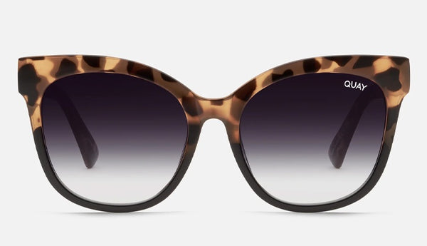 QUAY It’s My Way Sunglasses Matte Black Frame Black Pink Gradient Lenses NWT QUAY Australia It main image 4