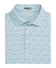 Light blue OYSTER patterned shirt on a white background