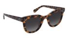KREWE Sunglasses with tortoiseshell frame and dark lenses on a white background