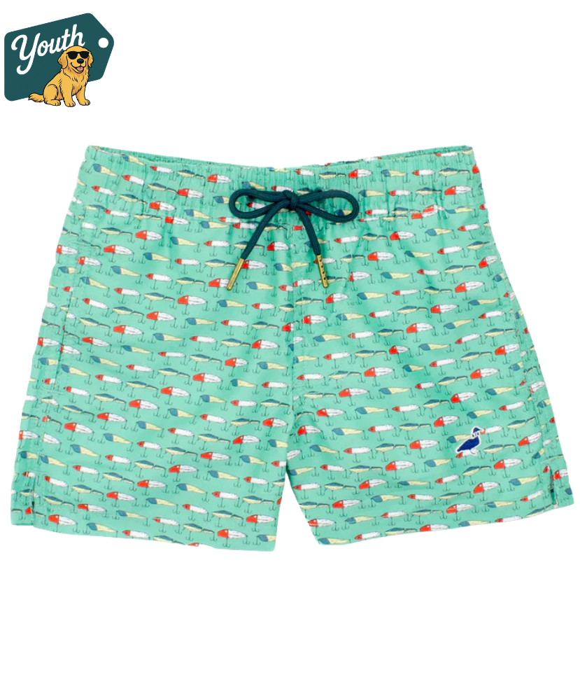 Properly Tied - Boys Printed Swim Trunk