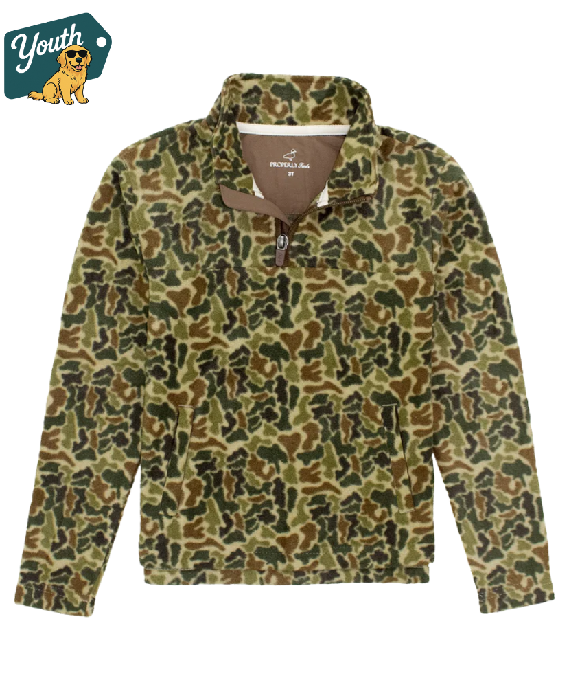 Properly Tied - Boys Sportsman Microfleece Pullover