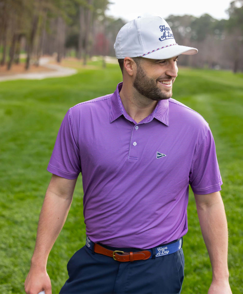 Breezy Performance Polo - Stripes – Shades Sunglasses