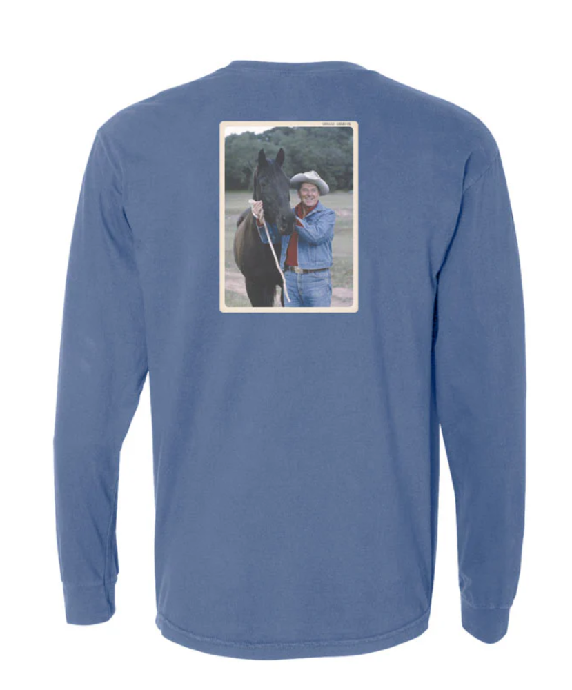 Onward Reserve - Cowboy Reagan Postcard LS Tee