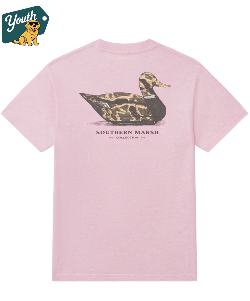 Southern Marsh - Youth Vintage Duck Decoy Tee - Camo
