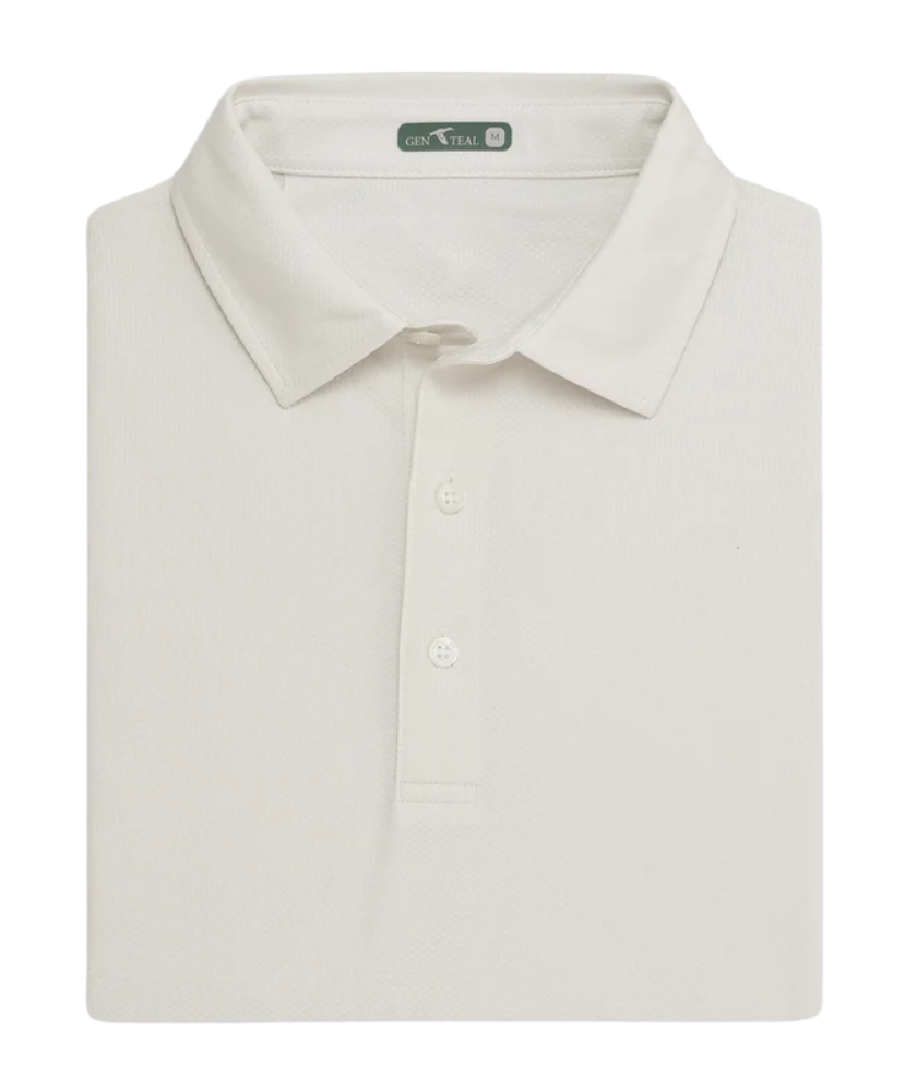 Genteal - Brick Jacquard Polo