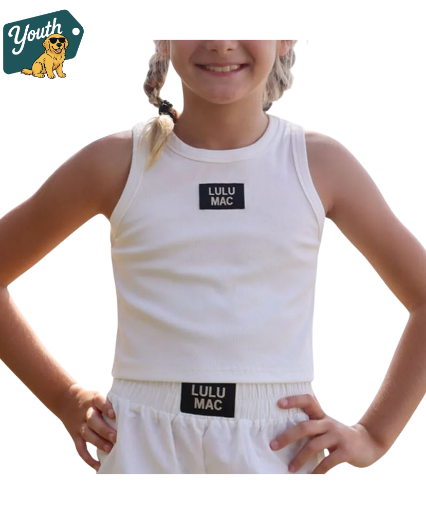LULU MAC - Girls Solid Tank