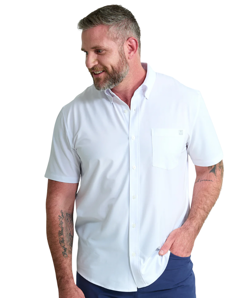 Huk - Kona Solid Button-Down SS