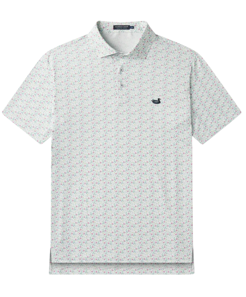 Masters WHITE polo by Southern Marsh