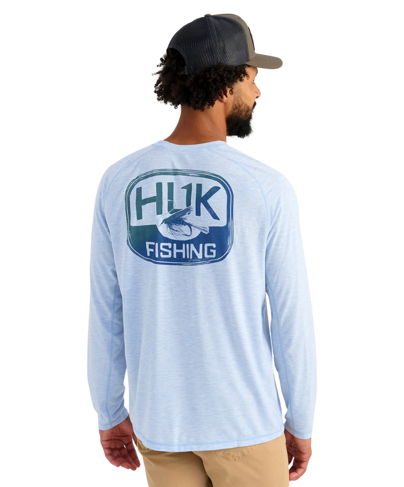 Huk - Men's Drift LS Graphic Crew