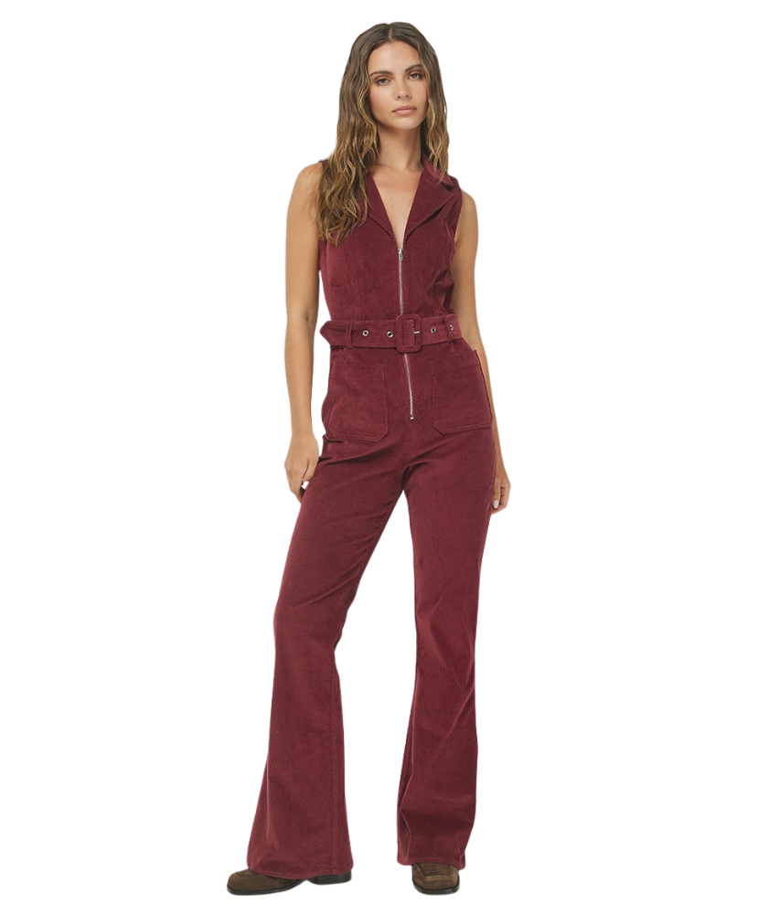 Griffin Sleeveless Corduroy Jumpsuit