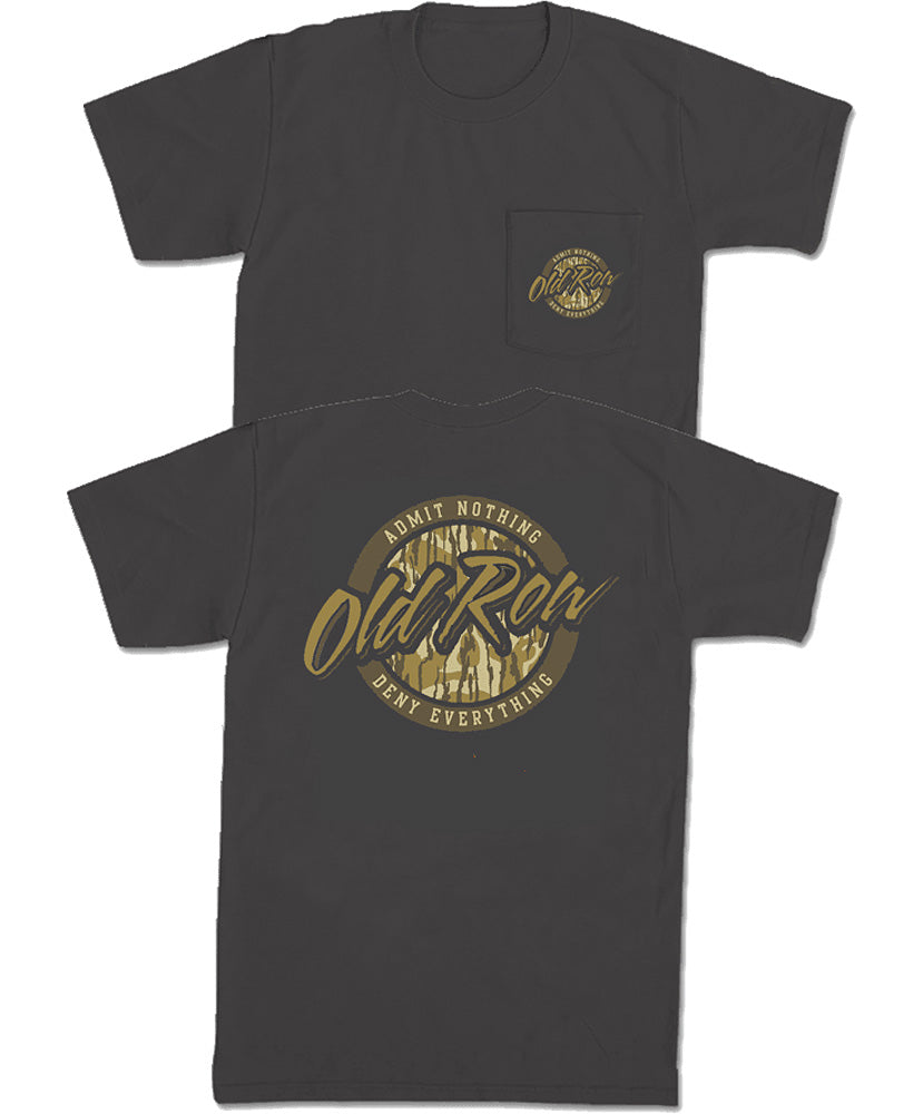 Old Row - Outdoors 80's Camo Circle Pocket Tee
