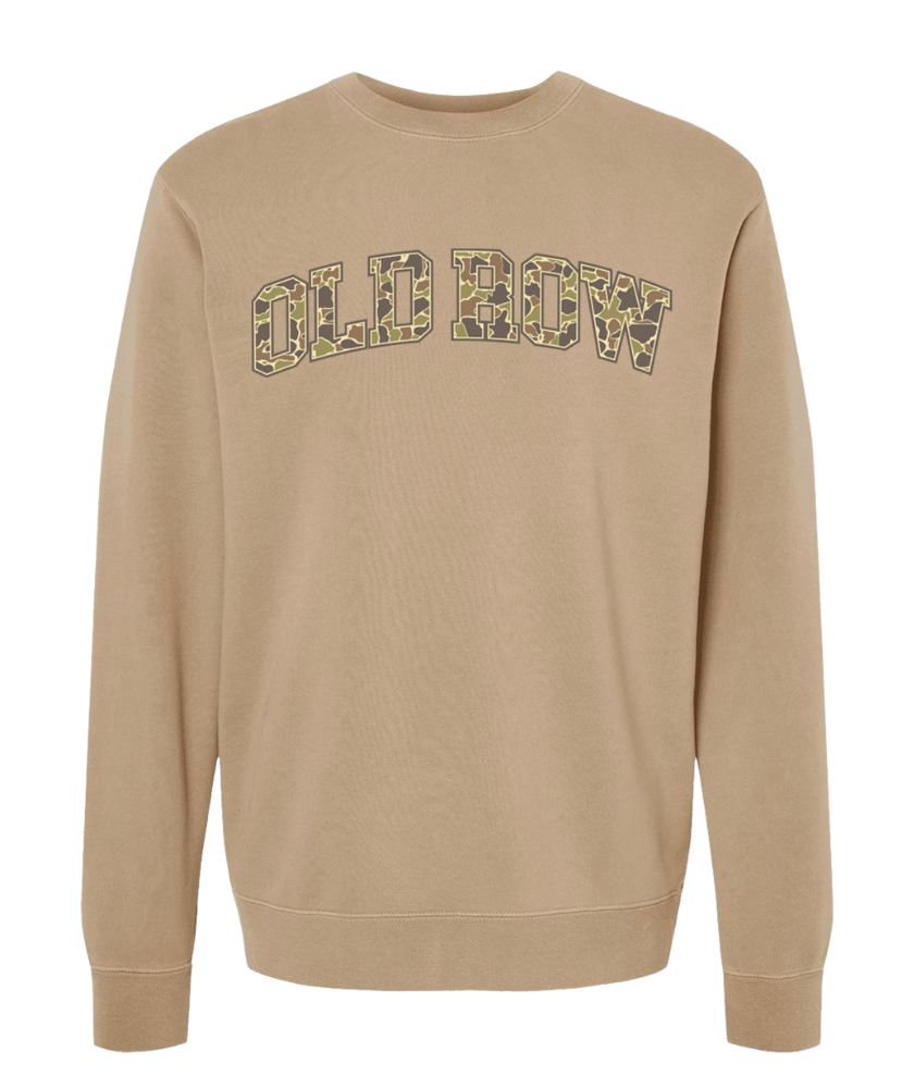 Old Row - Camo Crewneck