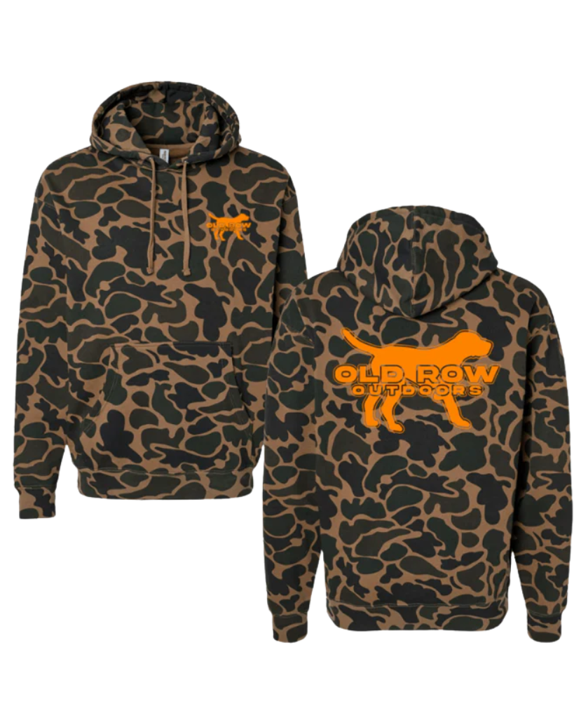 Old Row - Outdoors Pointer Duck Camo Hoodie