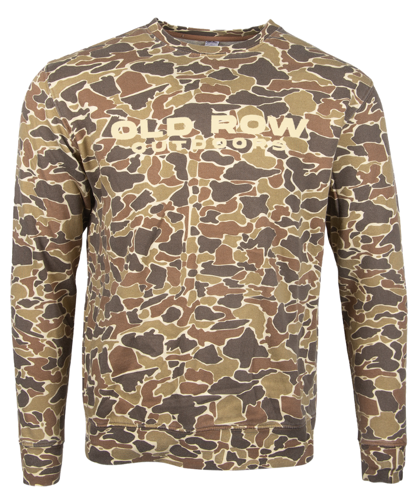 Old Row - OR Outdoors Duck Camo Crewneck