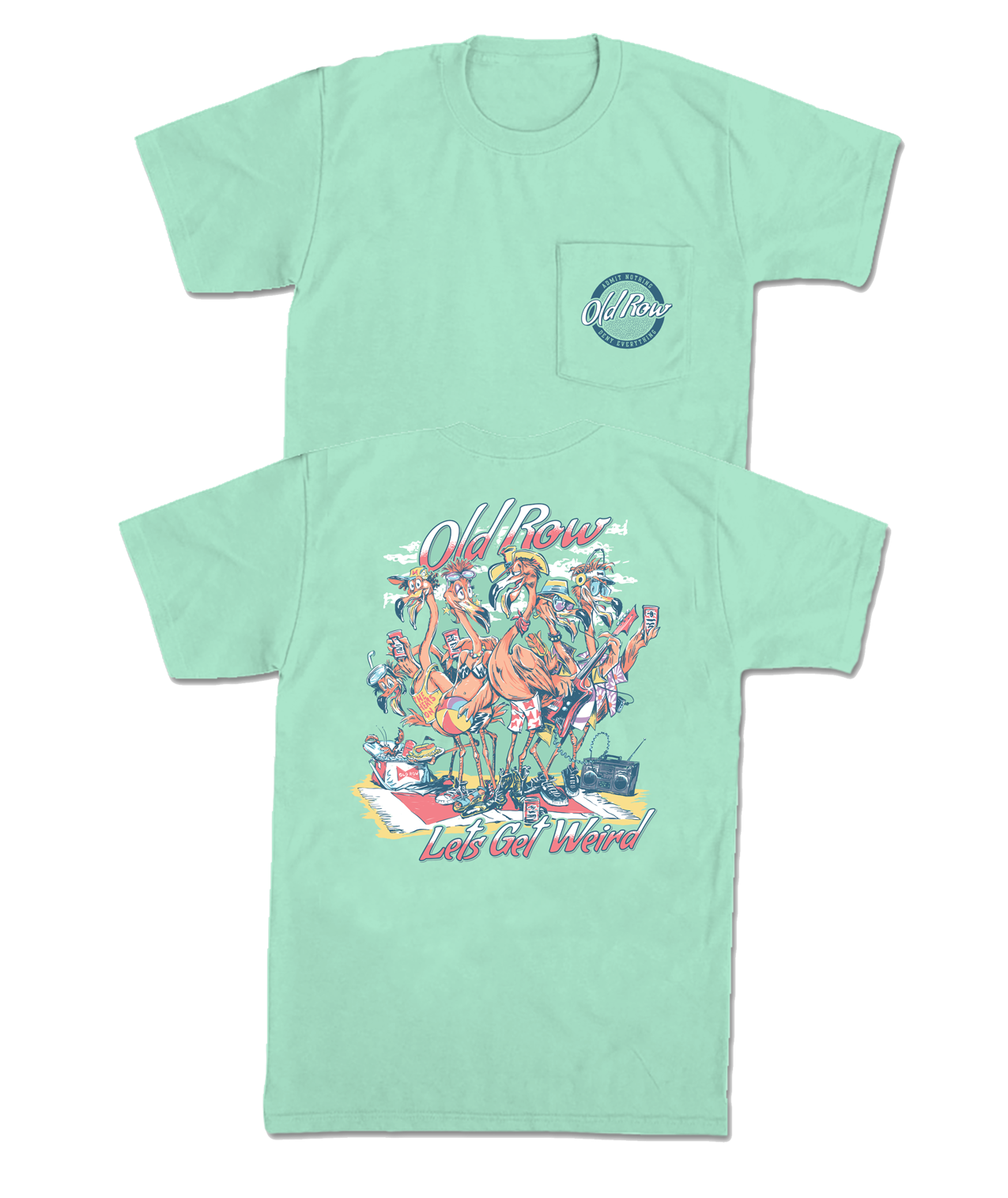 Old Row - Let's Get Weird Pocket Tee