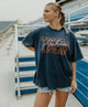Auburn Owen Outline Oversized Tee