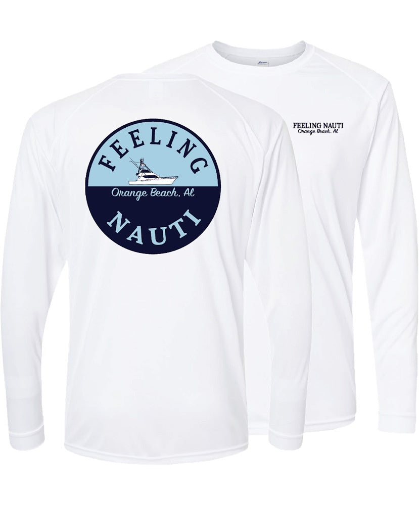 Feeling Nauti - Boat Decal Performance Longsleeve