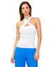 Rosette Knit Halter Top