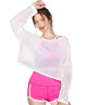 Cam Twisted Back Long Sleeve Top