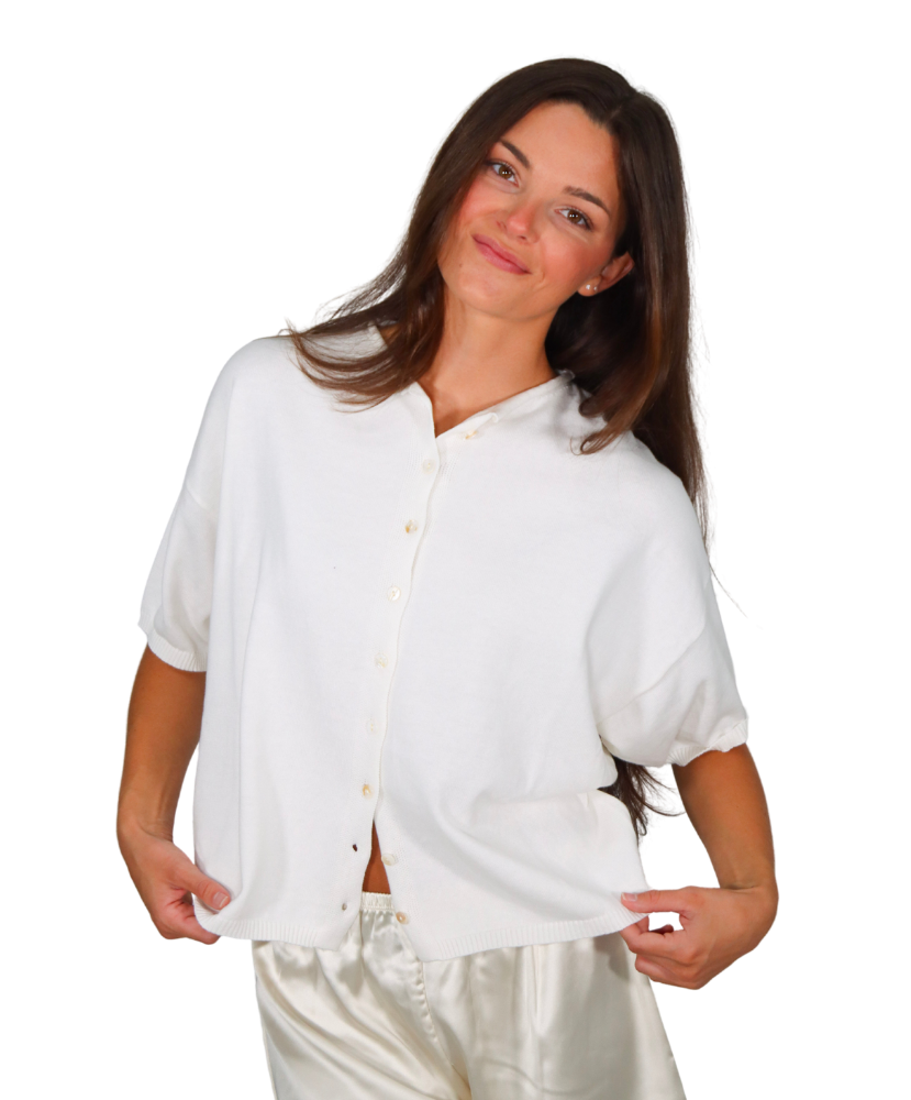 Kate Knit Short Sleeve Cardigan