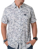 Burlebo - Performance Button Up - White Camo