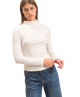 Midnight Muse Mockneck Fitted Top