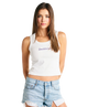 LOUISIANA Embroidered Ribbed Tank