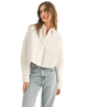Cropped Button Down Shirt