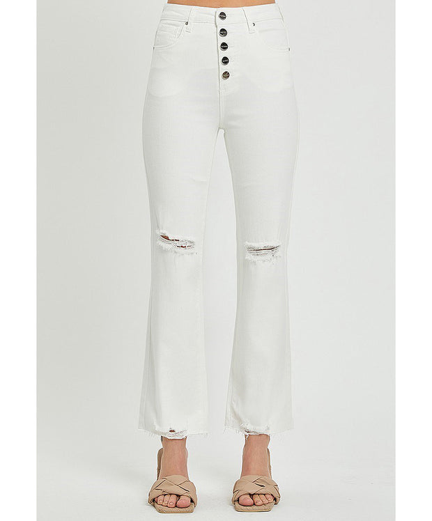 Bailey High Rise Ankle Straight Jeans