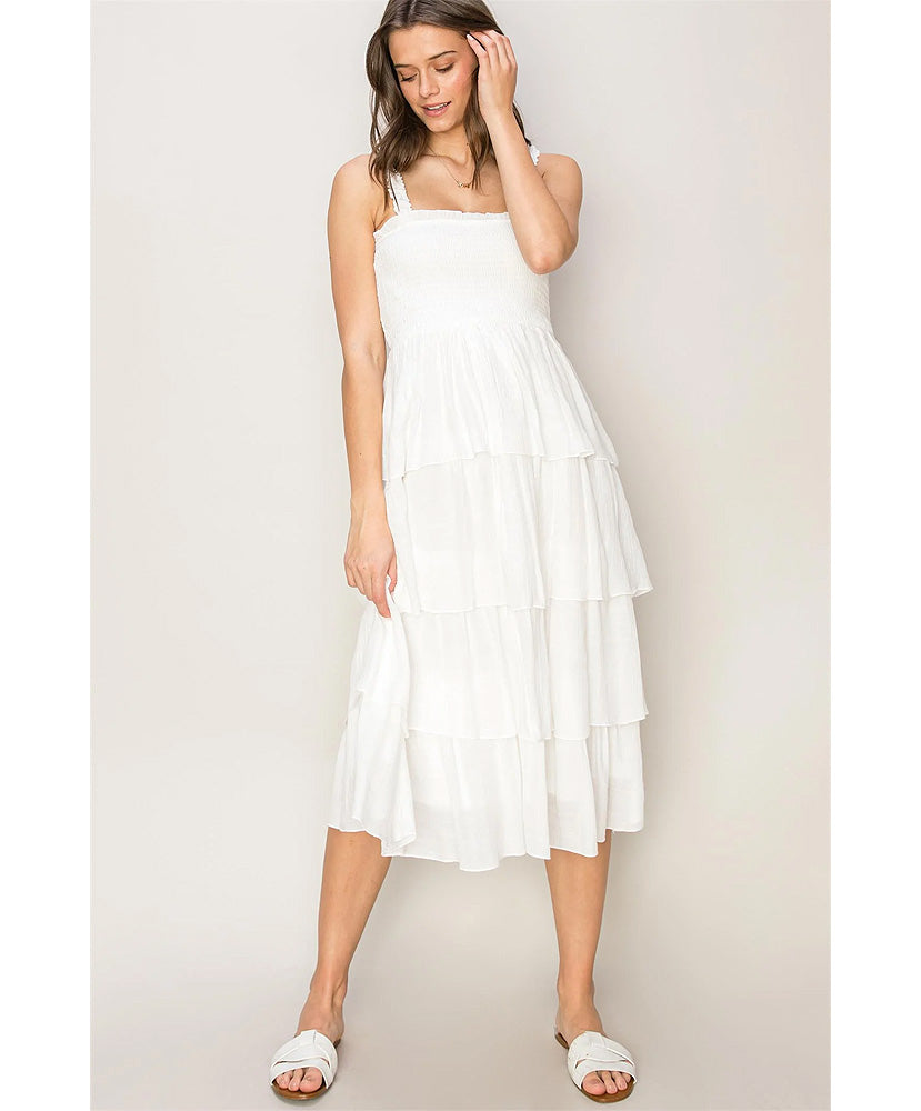 Admire Me Ruffle Midi Dress