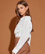 Hold on Tight Wrap Side Shirt