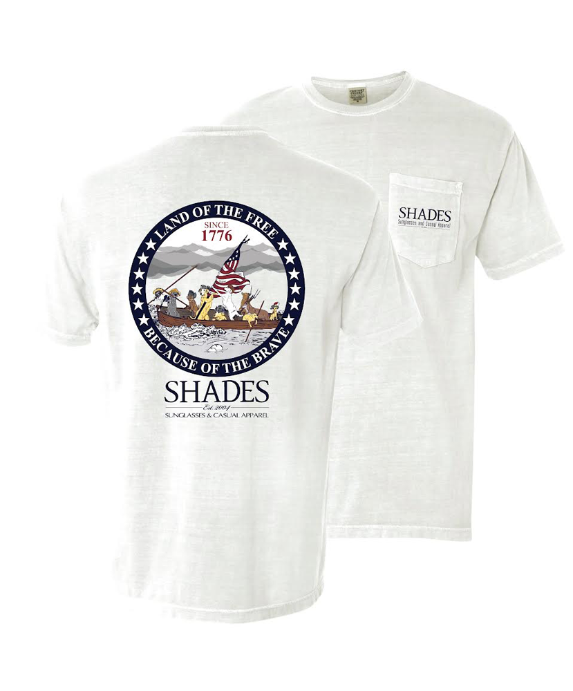 Shades - Crossing The Delaware Tee