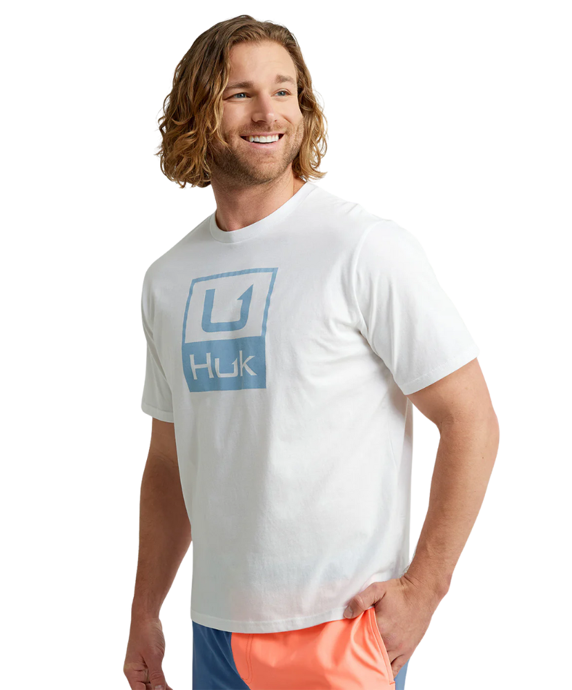 Huk - Stacked Logo Tee