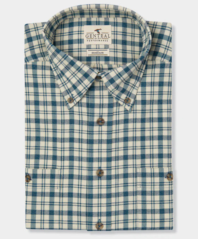 GenTeal - Performance Flannel Button Down