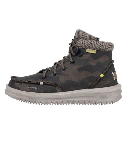 Hey Dude Bradley Moccasin Boot Water Repellent Leather High Top Woodland Camo 12 Hey Dude Bradley Moccasin Boot Water Repellent Leather High  main image 4