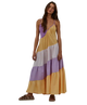 Bobbi Striped V-Neck Sleeveless Maxi Dress