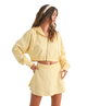 Meg Mineral Wash Oversized Crop Hoodie