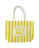 LULU MAC - Canvas Stripe Tote